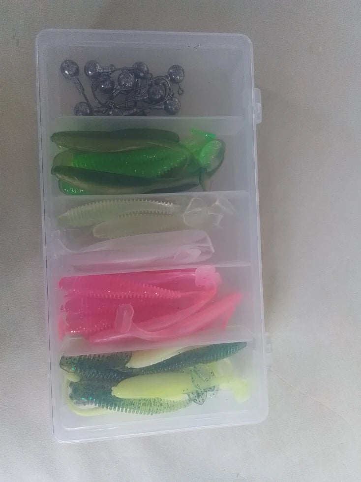 50pc Assorted soft plastic Lures 50 Pack