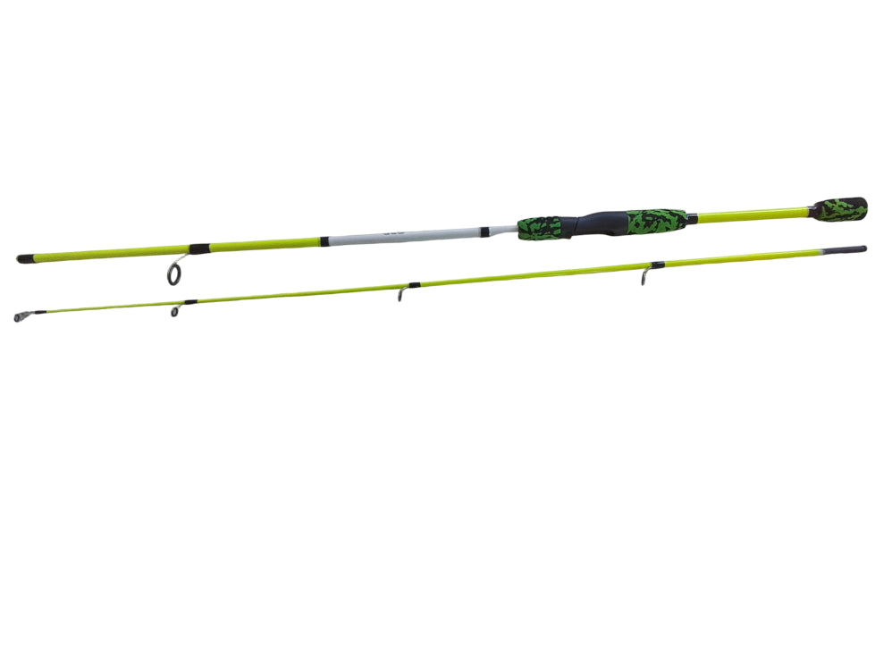 TCE Green 1.8m 2-Piece Spinning Fishing Rod (6ft)