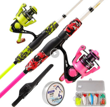 Tce Green 1.8m Fishing Rod and Reel Combo with Line and Lures