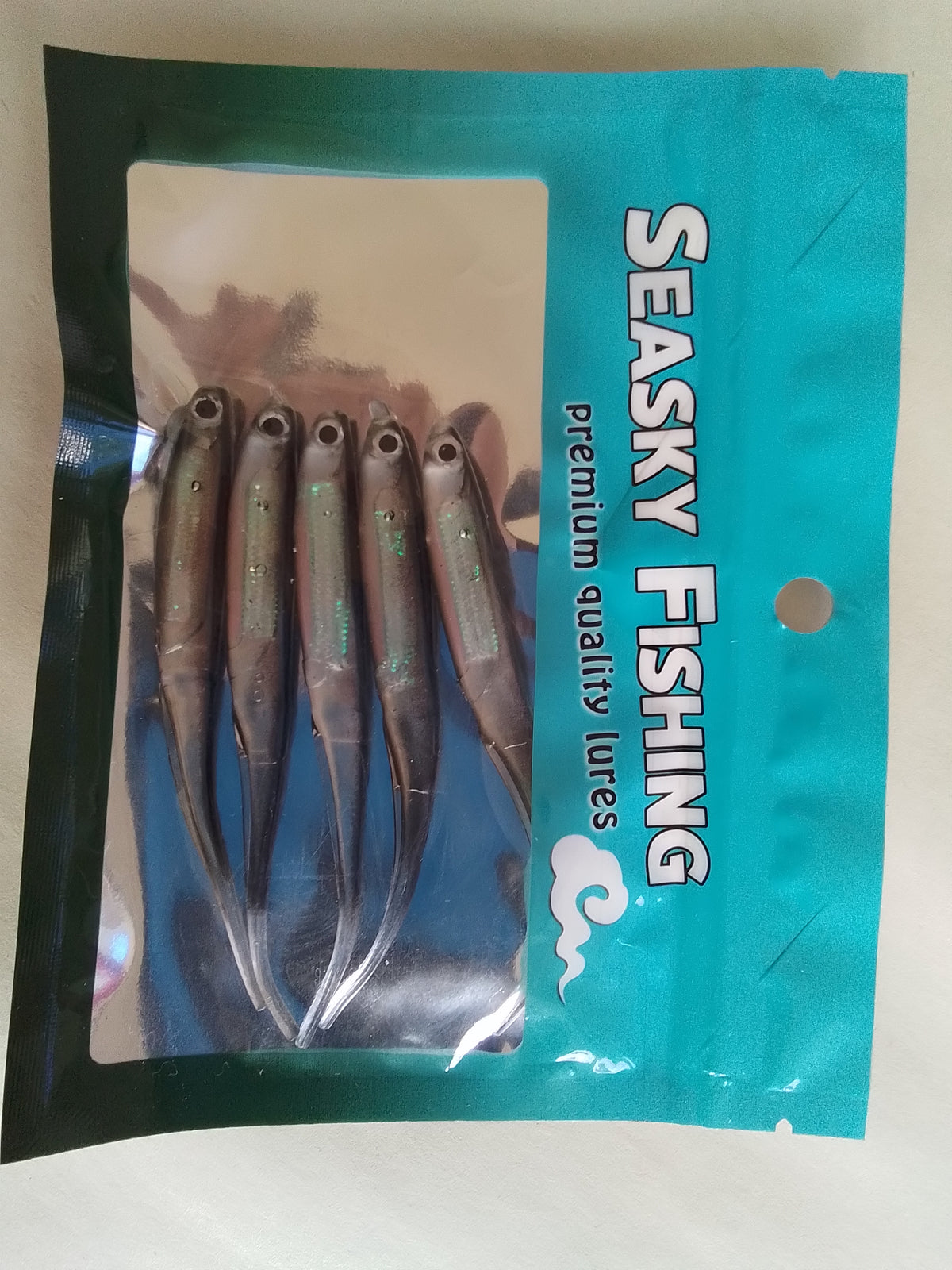 Seasky Soft Plastic Paddle Tail Lure 3-Pack Bundle