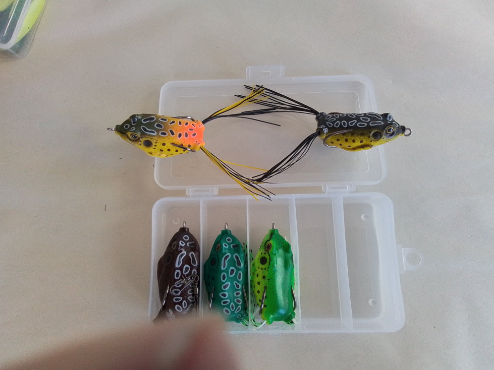 5pc Frog Lure kit (large)