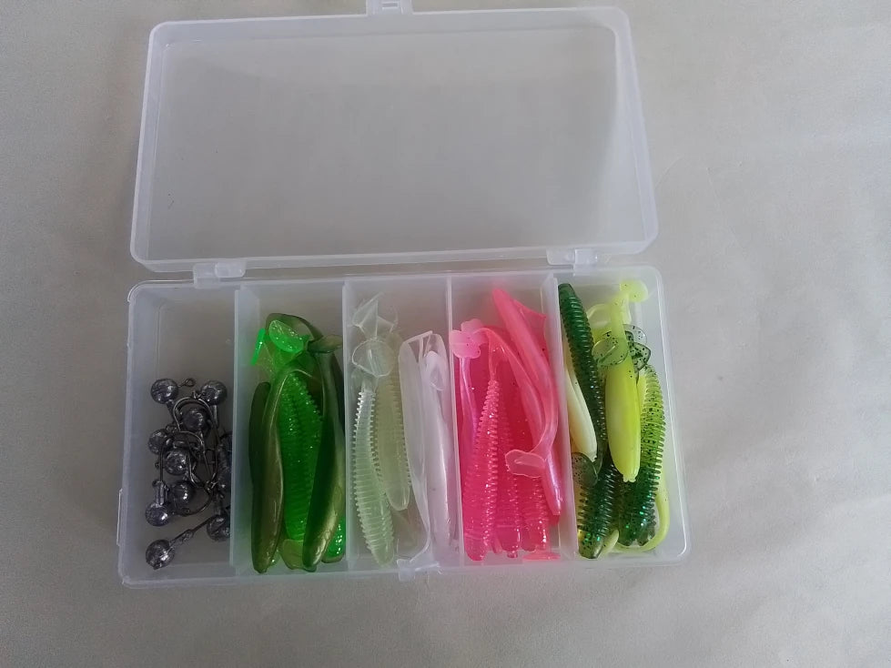 50pc Assorted soft plastic Lures 50 Pack