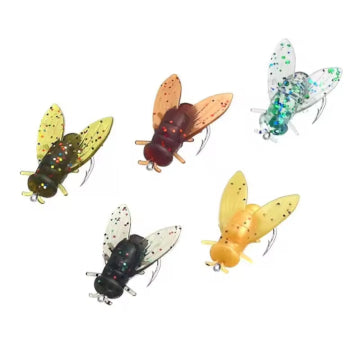 100pc Bionic Mini Fishing Flie