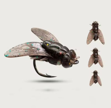 100pc Bionic Mini Fishing Flie