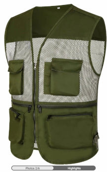 Premium Multi-Pocket Outdoor Utility Fishing Vest