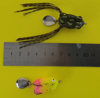 Frog Spinnerbait Lure Pack – Weedless Topwater Set (10 Pack)