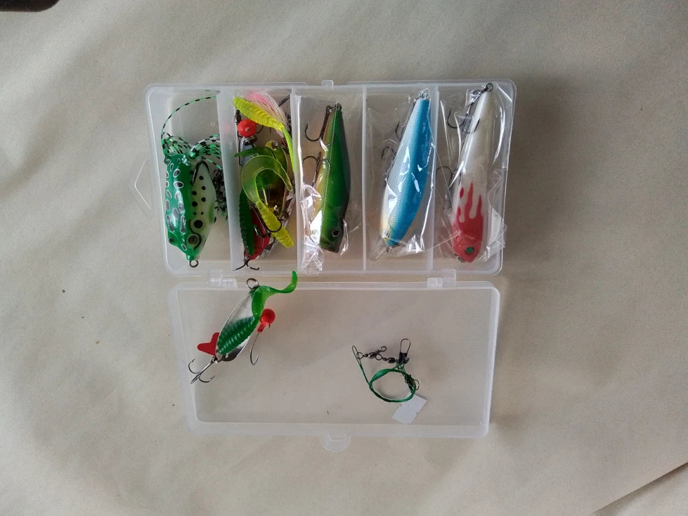 Hard and soft lure variety pack.