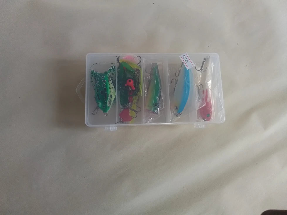 Hard and soft lure variety pack.