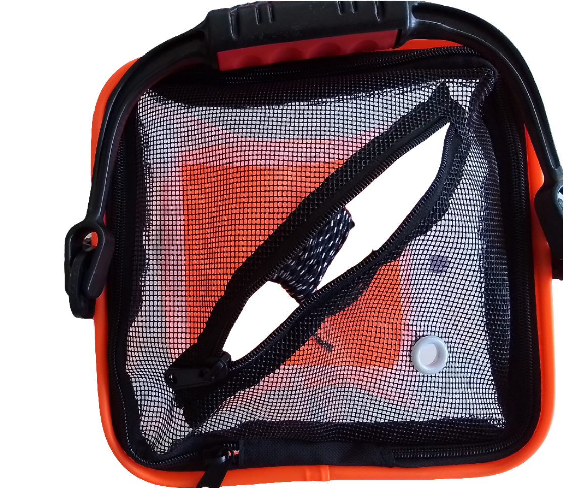 Bait bucket with aerater.