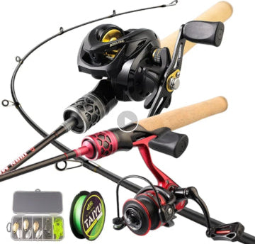 Iron monkey 1.8m Rod and Reel Combo Plus Line and Lures