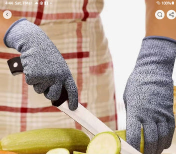Level 5 Cut-Resistant Safety Gloves (1 Pairs - Large)