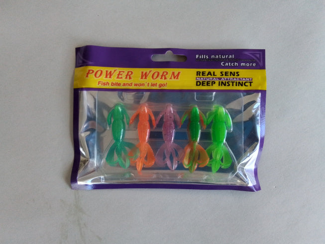5pc Power Worm Lures