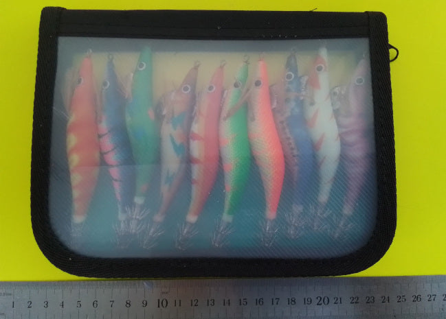 Premium Squid Jig Lure Set – High-Performance Egi Pack (10 Pack)
