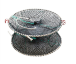 Round Heavy-Duty Collapsible Crab Pot (60cm × 30cm)