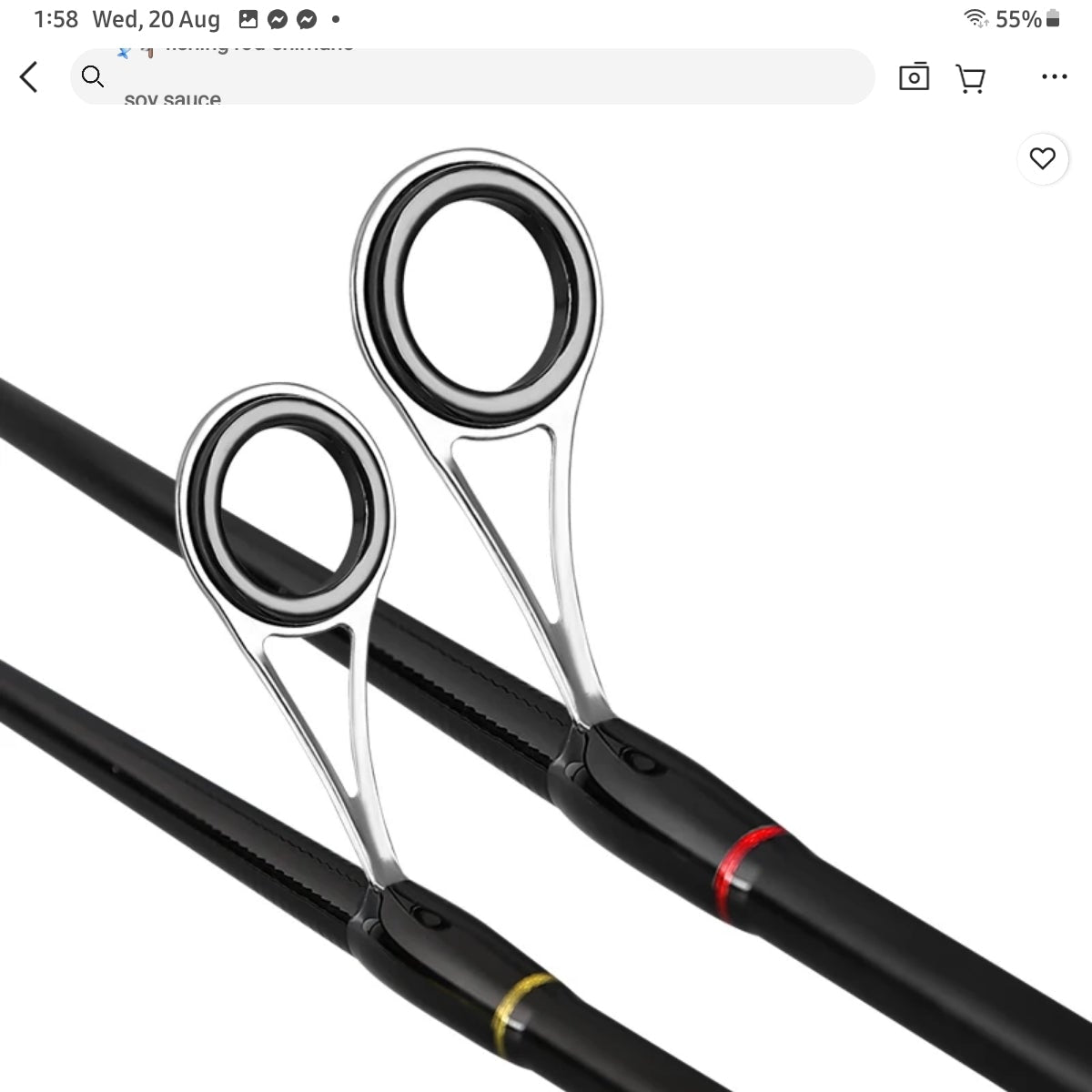 Black butterfly Fishing Rod and Reel Combo with Line and Lures