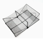 Square Collapsible Heavy-Duty Crab Pot (60cm × 43cm × 22cm)