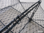 Square Collapsible Heavy-Duty Crab Pot (60cm × 43cm × 22cm)