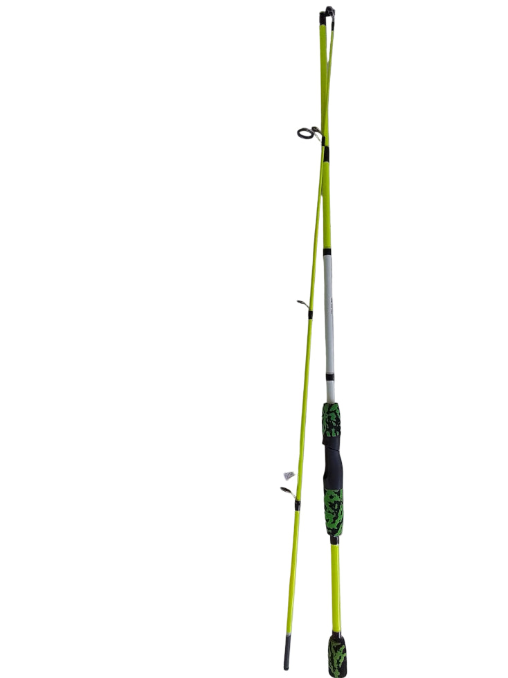 TCE Green 1.8m 2-Piece Spinning Fishing Rod (6ft)