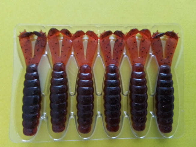 Twin Tail Grub Soft Plastic Lures (6 Pack)