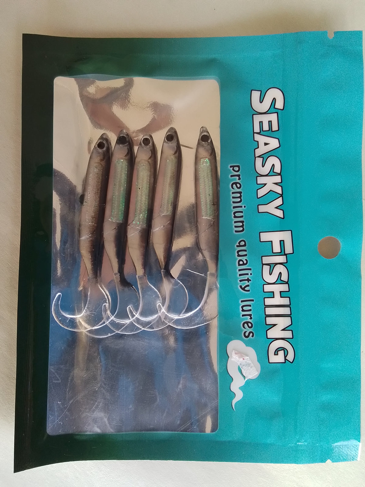 Seasky  Soft Plastic Paddle Tail Lure 3-Pack Bundle