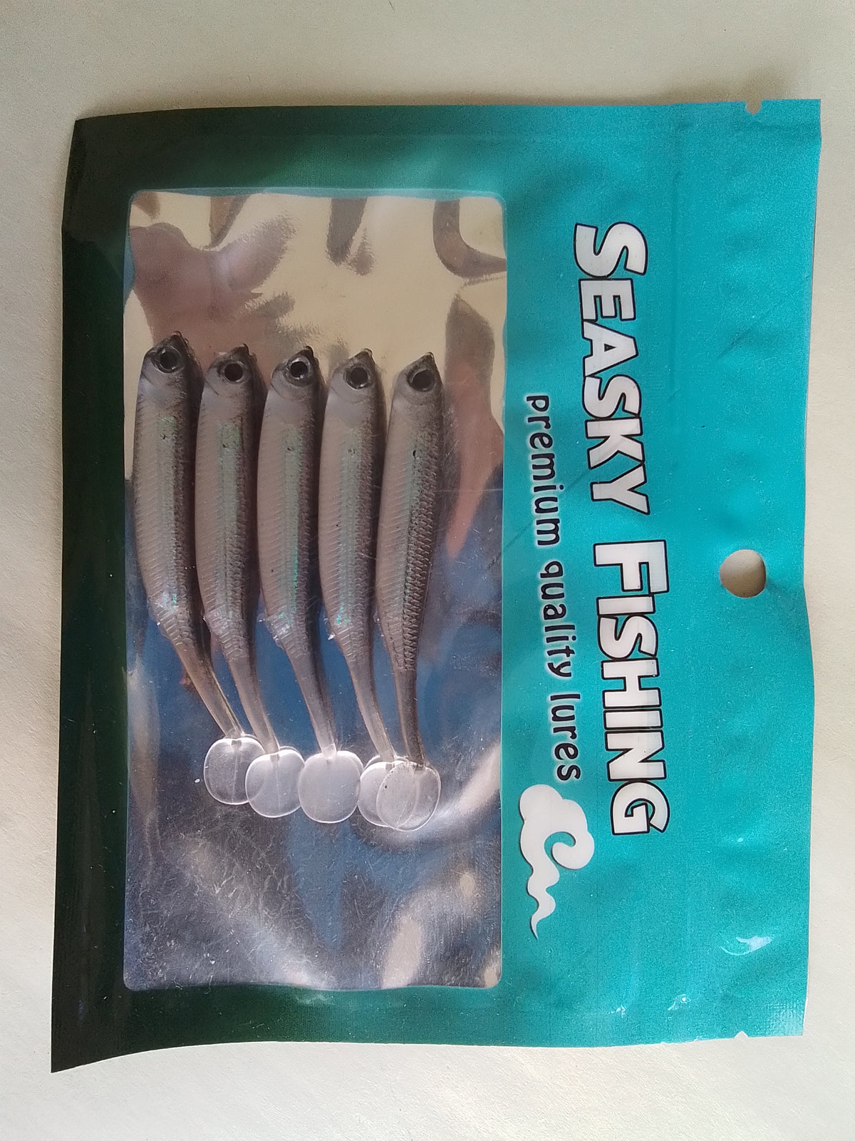 Seasky  Soft Plastic Paddle Tail Lure 3-Pack Bundle
